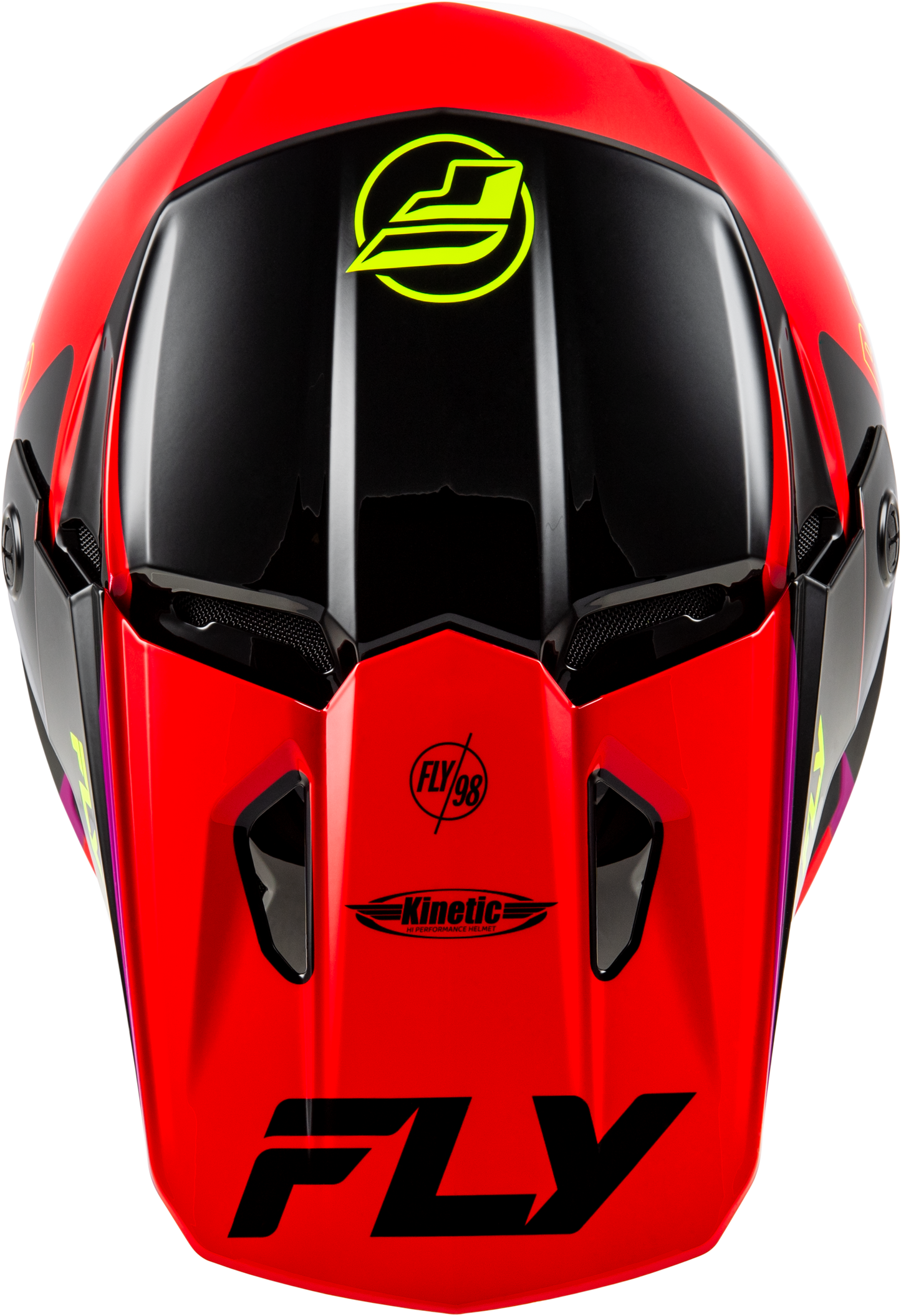 Kinetic Rally Helmet Red/Black/White Md