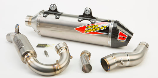 Ti 6 Titanium Exhaust System W/Carbon End Cap