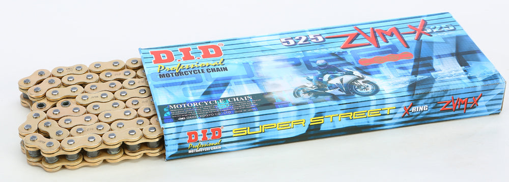 Super Street 525zvmx 120 X Ring Chain Gold