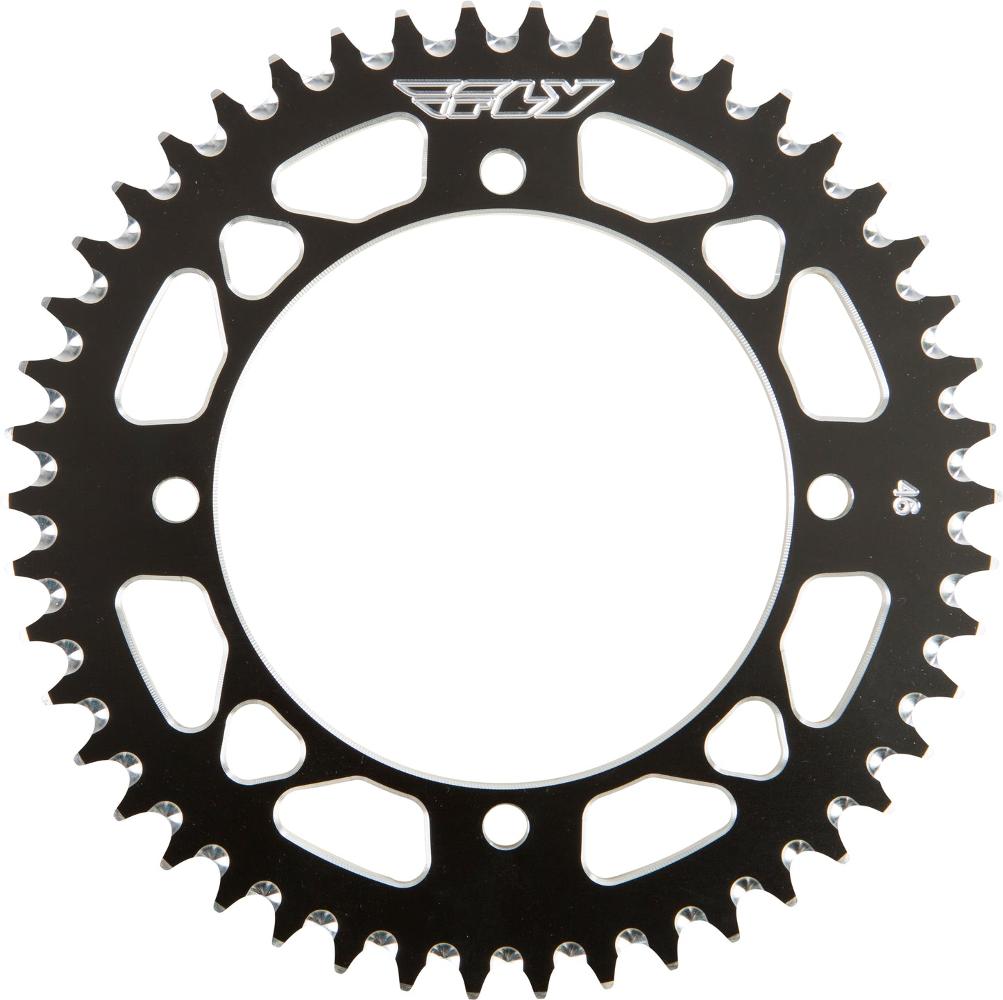 Rear Sprocket Aluminum 46t 420 Blk Kaw/Suz