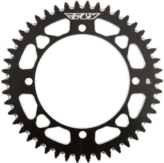 Rear Sprocket Aluminum 46t 420 Blk Kaw/Suz