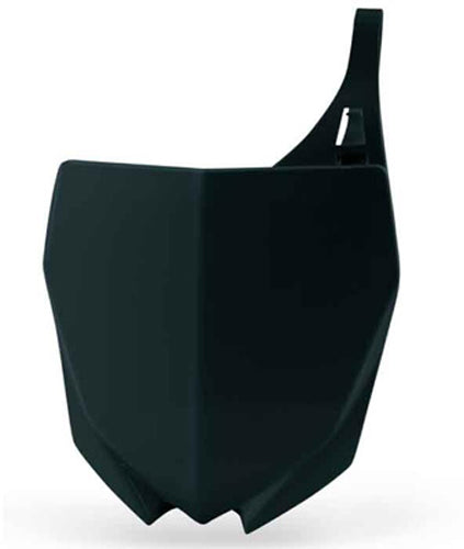 Front Number Plate Black