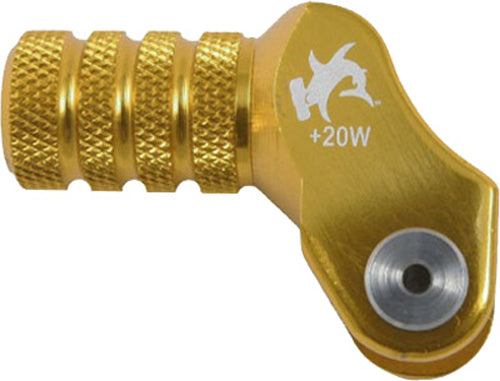 Billet Shift Lever Offset Tip Gold +20mm