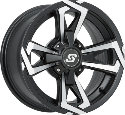 Riot Wheel 14x7 4/110 6+1 (+30mm) Blk/Machined