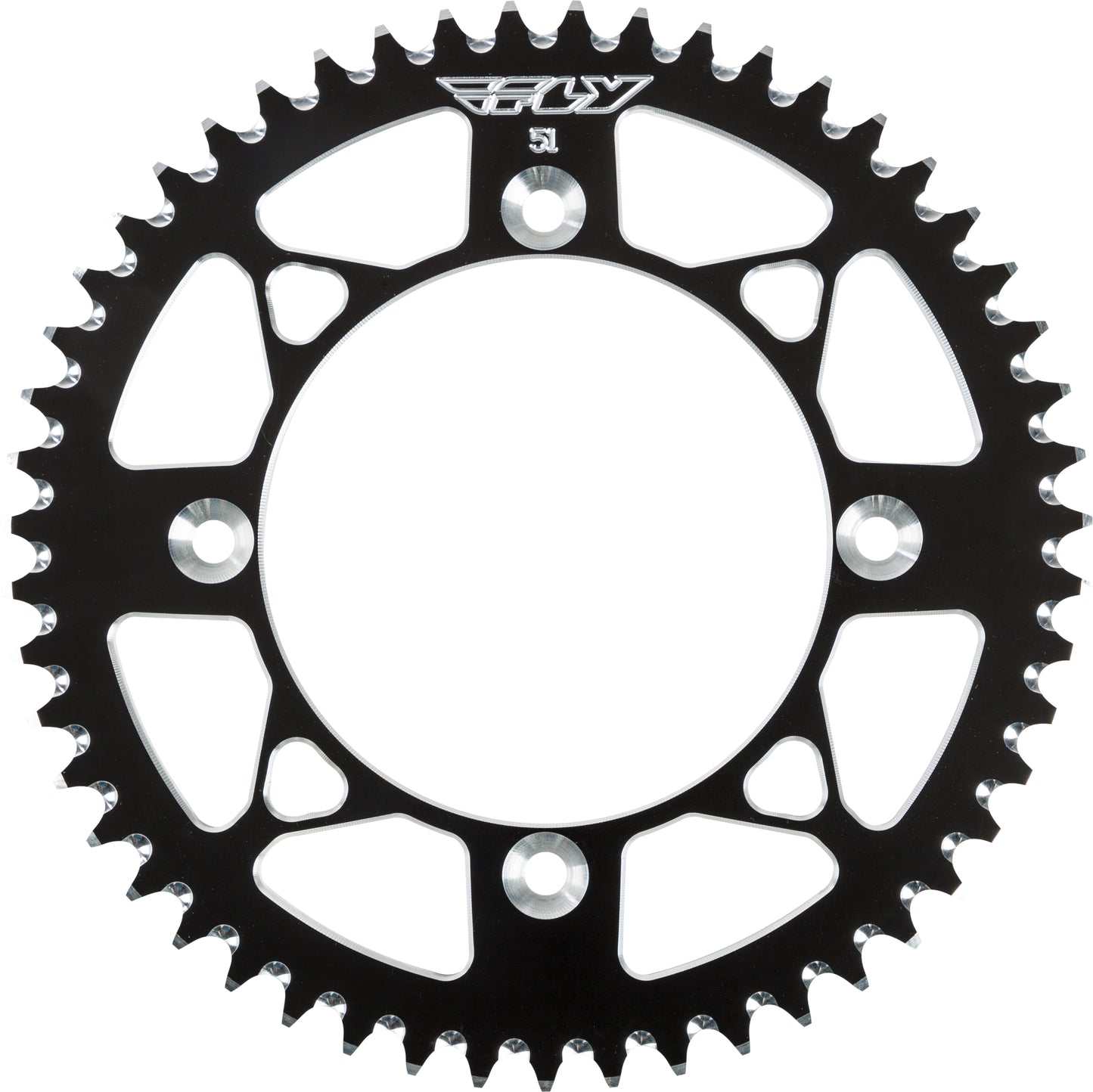 Rear Sprocket Aluminum 51t 420 Blk Hon