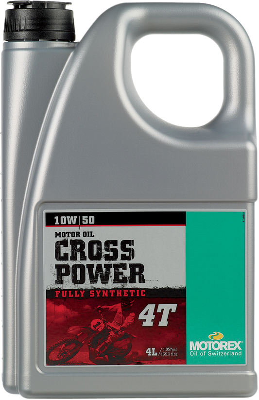 MOTOREX Cross Power Synthetic 4T Engine Oil - 10W-50 - 4L 305692