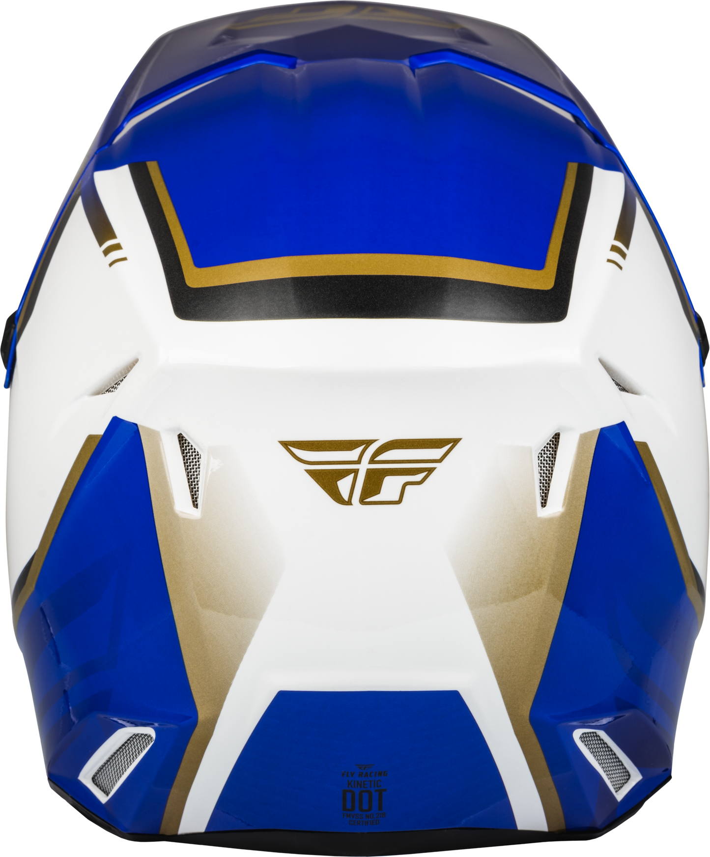 Youth Kinetic Vision Helmet White/Blue Ym