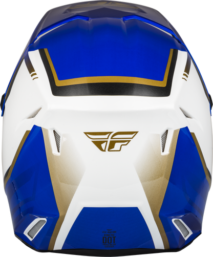 Youth Kinetic Vision Helmet White/Blue Ym