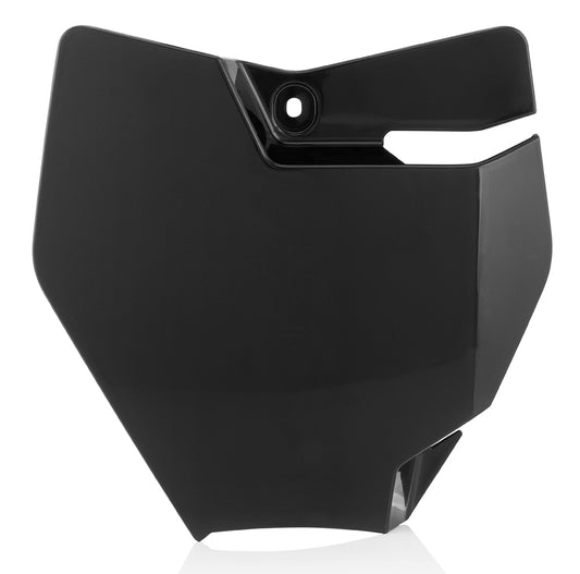 Front Number Plate Black