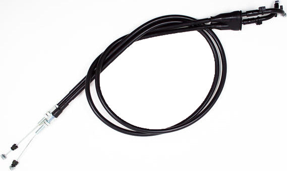 Black Vinyl Throttle Push Pull Cable Set