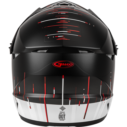 Youth Mx 46y Frequency Offroad Helmet Matte Black/White Ym