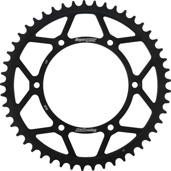 Rear Sprocket Steel 49t 520 Blk Suz