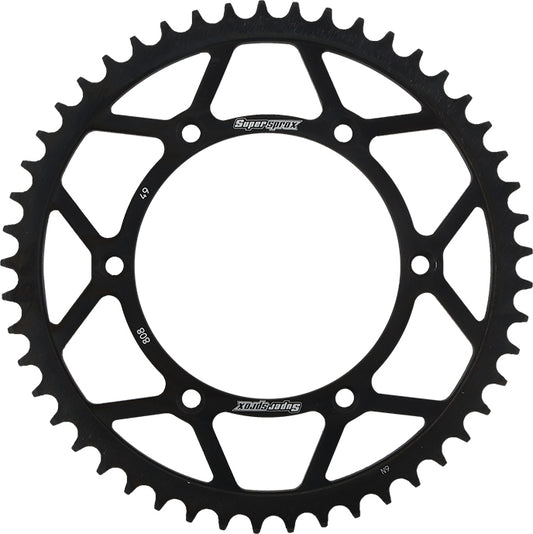 Rear Sprocket Steel 49t 520 Blk Suz