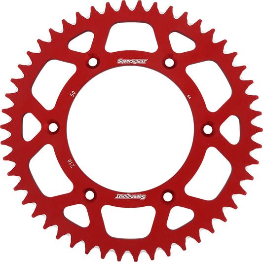 Rear Sprocket Aluminum 50t 520 Red Hon