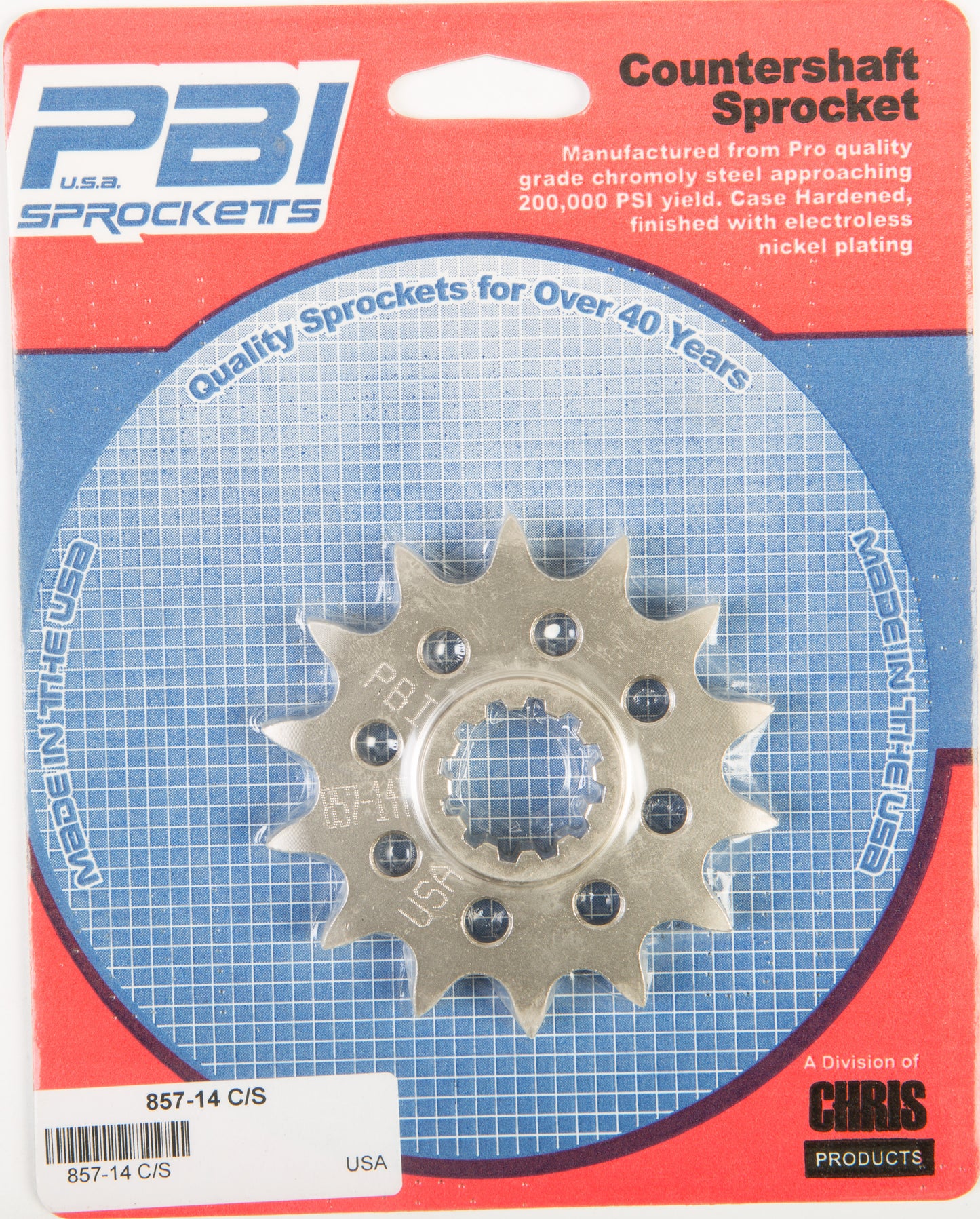 Front Cs Sprocket Steel 14t 520 Hus/Husq