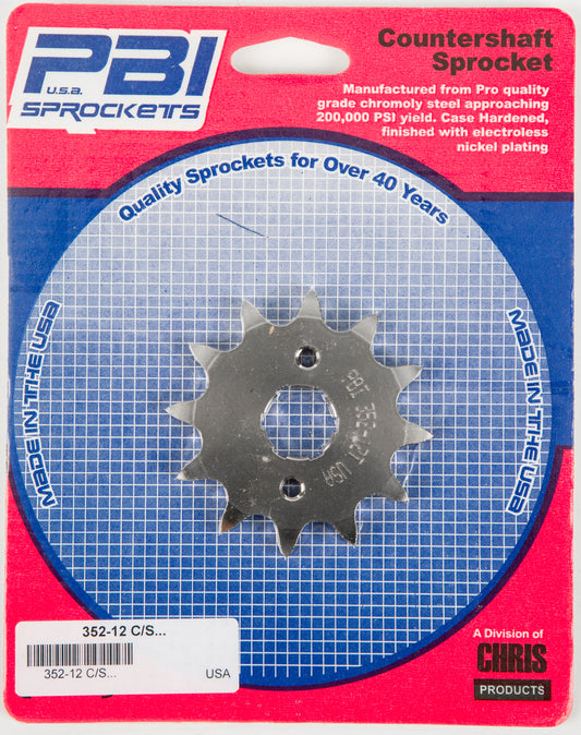 Front Cs Sprocket Steel 12t 520 Hon/Yam