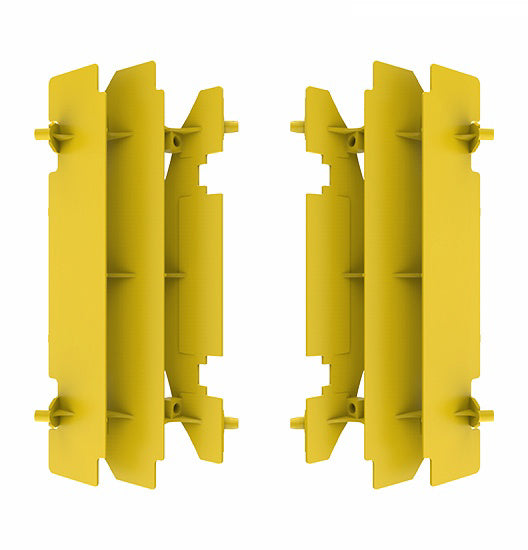Radiator Louvers Rm/Dr Yellow
