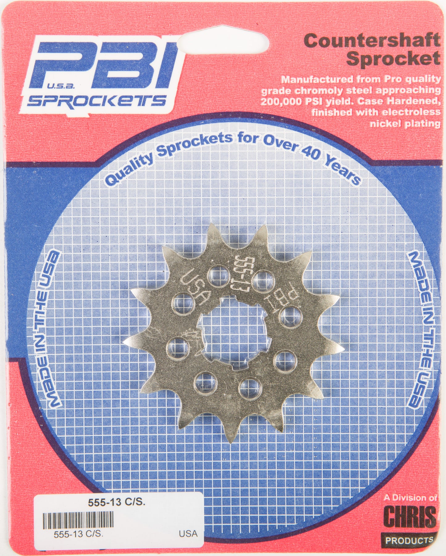 Front Cs Sprocket Steel 13t 520 Kaw/Suz/Yam