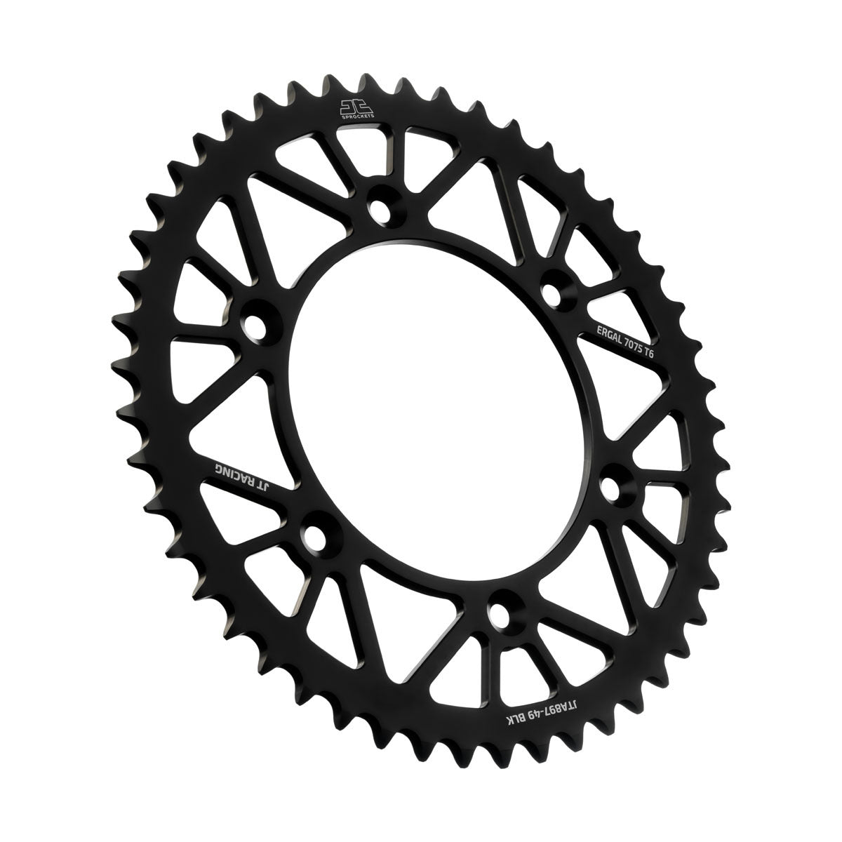 Rear Racelite Sprocket Alum 49t 520 Blk Hus/Husq/Ktm