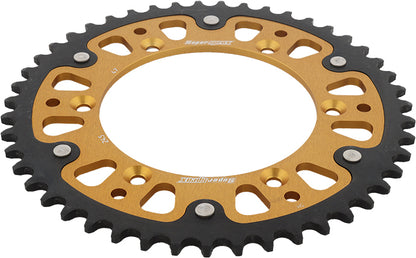 Rear Stealth Sprocket Alu/Stl 47t 520 Gld Hon/Yam