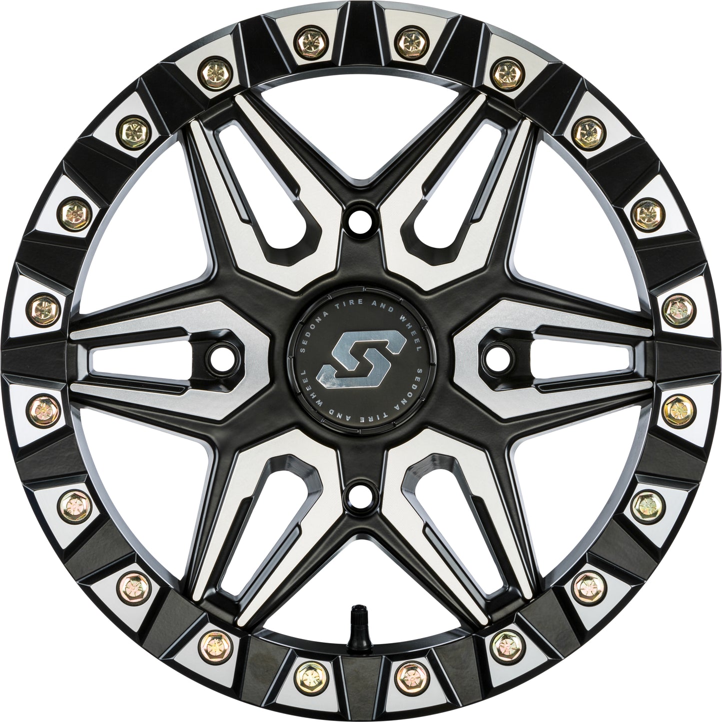 Split 6 Bdlk Wheel 15x6 4/137 5+1 (+38mm) Blk/Machined