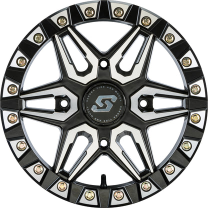 Split 6 Bdlk Wheel 15x6 4/137 5+1 (+38mm) Blk/Machined