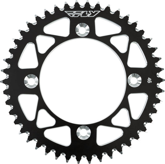 Rear Sprocket Aluminum 46t 428 Blk Suz/Yam