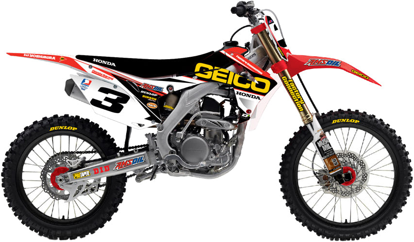 2014 Geico Honda Complete Kit White