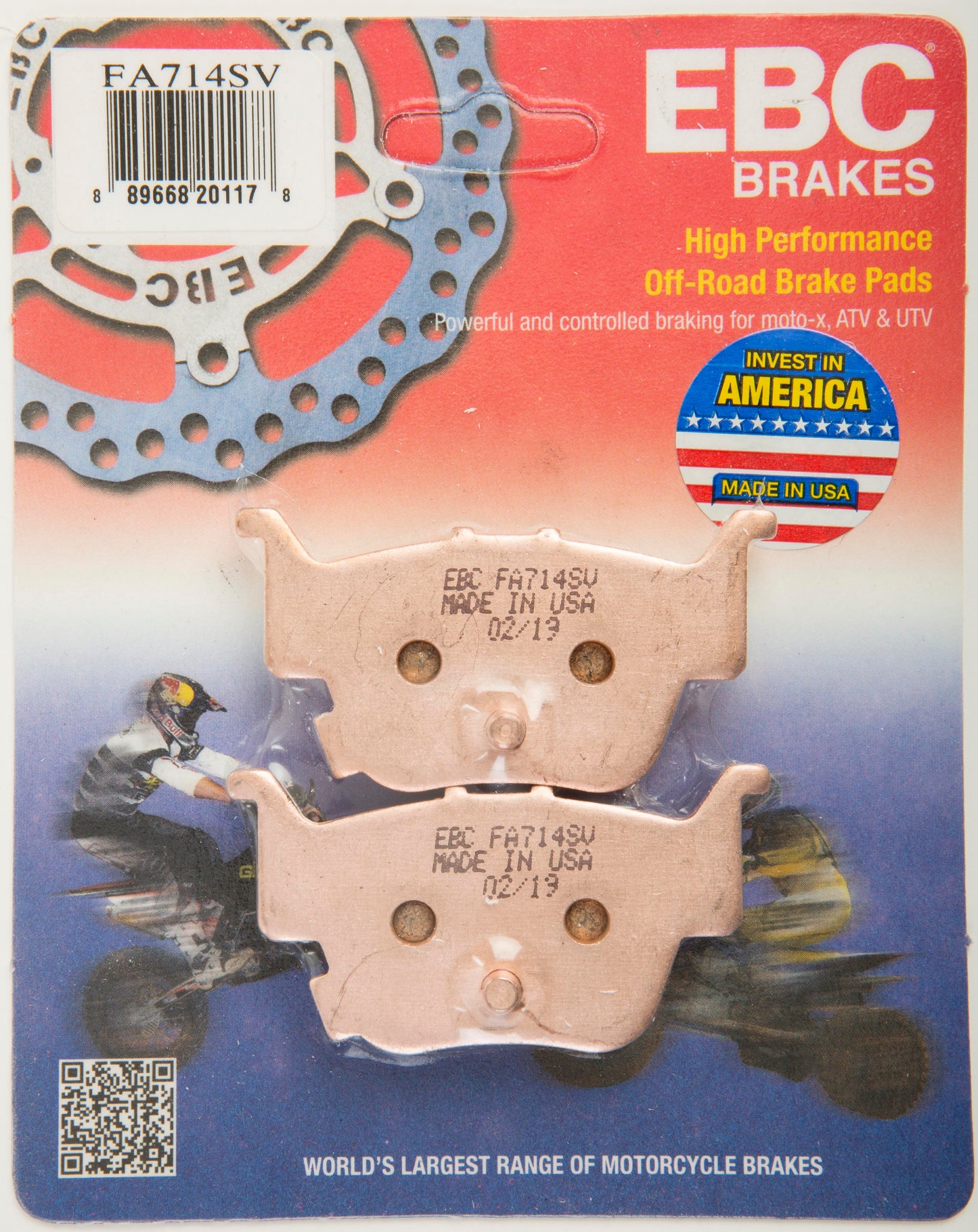 Brake Pads Fa714sv Severe Duty Sv Series