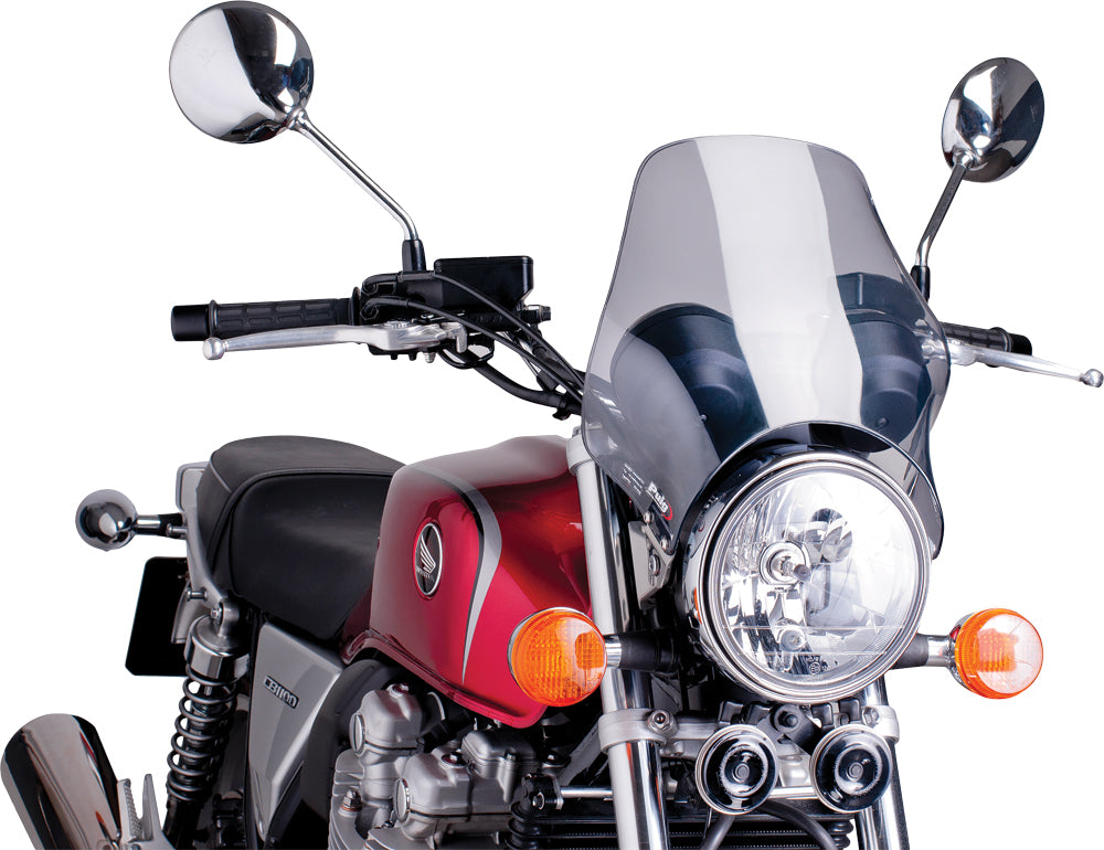 Windscreen Naked Headlight Mount Smoke