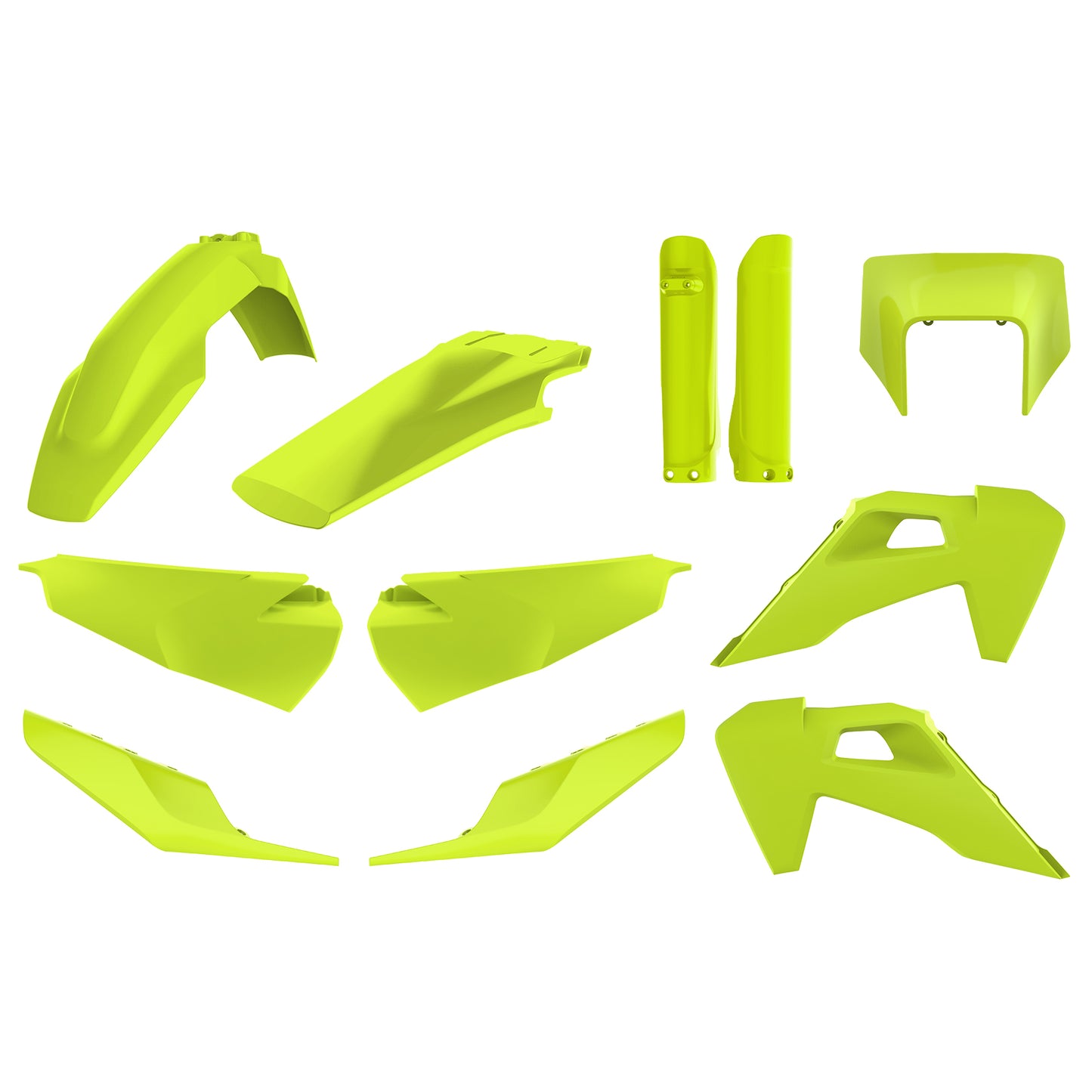Enduro Kit With Mask Flow Yellow Hus