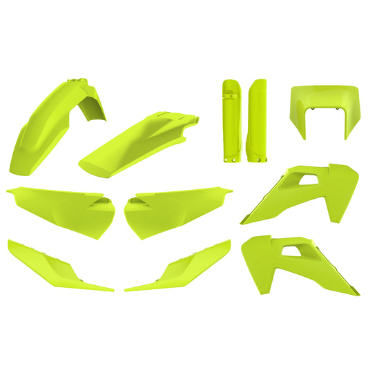 Enduro Kit With Mask Flow Yellow Hus