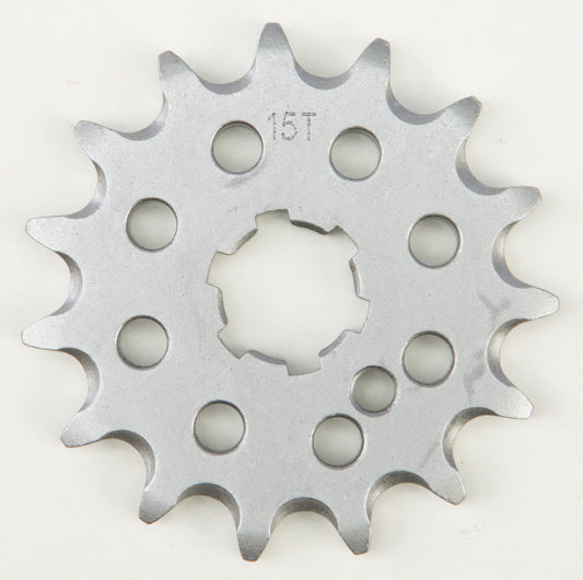 Front Cs Sprocket Steel 15t 420 Kaw/Suz/Yam