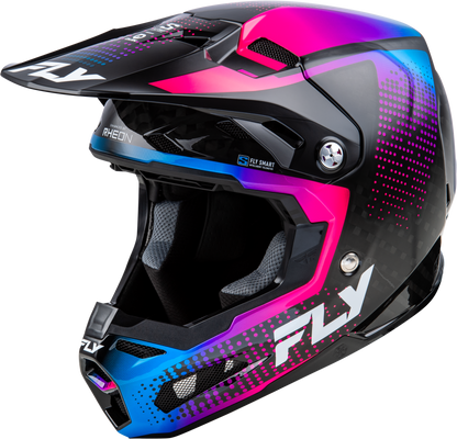 Yth Formula S Carbon Protocol Helmet Blk Carbon/Blue/Pink Yl