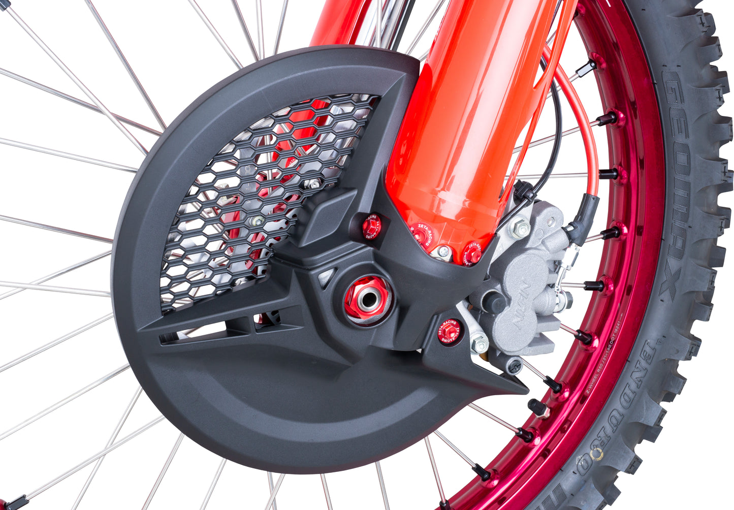 Axle Nut M16x22 P1.5 H11 Red