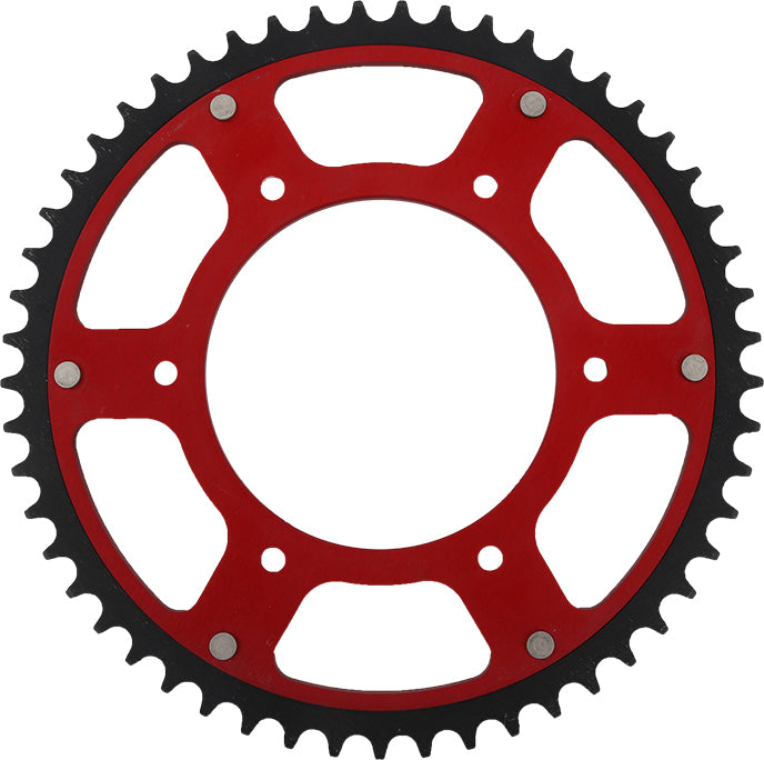 Rear Stealth Sprocket Alu/Stl 52t 520 Red Hon