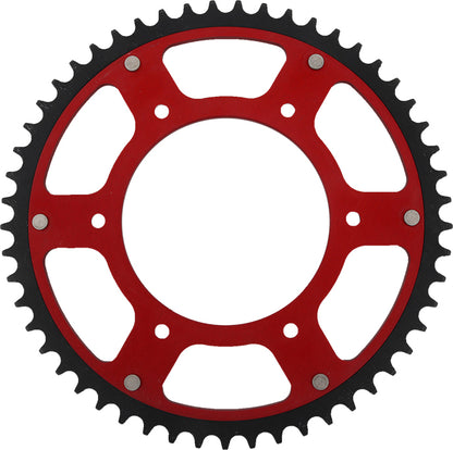 Rear Stealth Sprocket Alu/Stl 52t 520 Red Hon