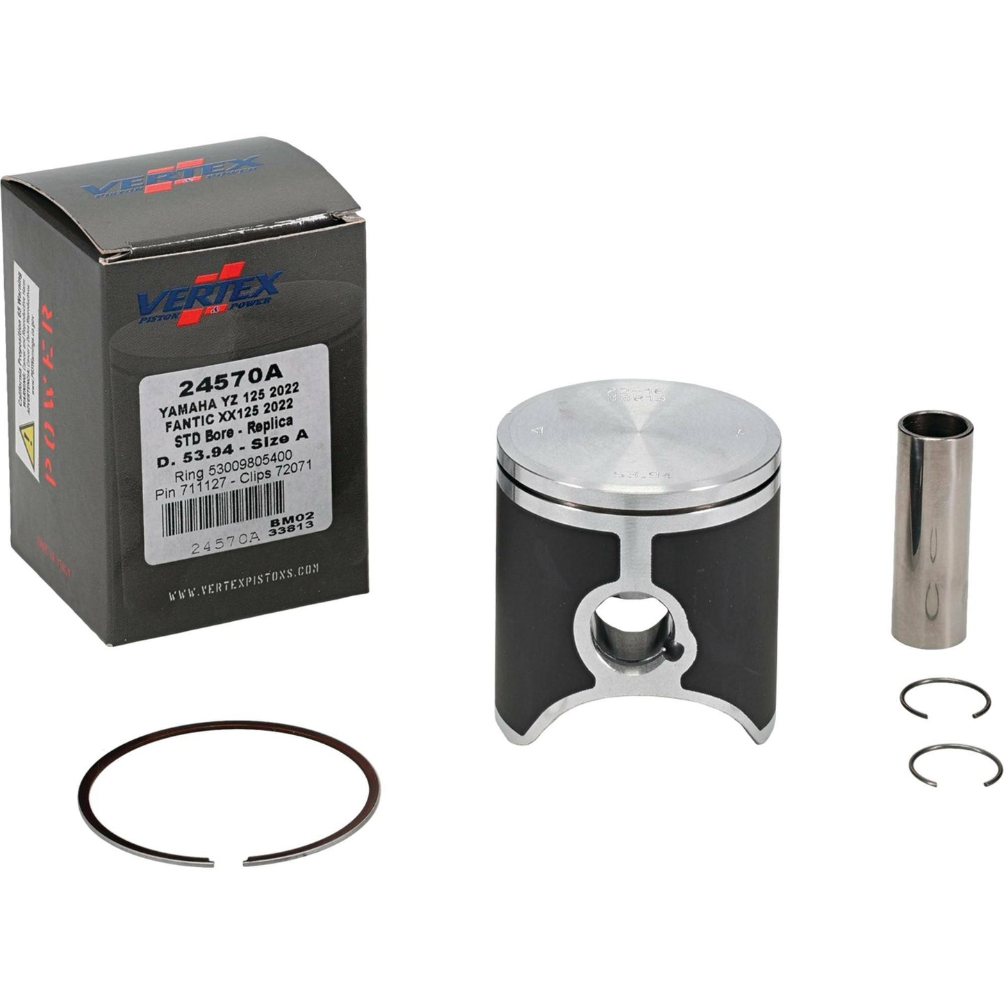 Piston Kit Cast 53.94/Std Yam