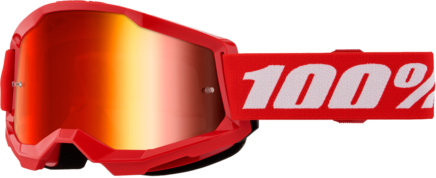 Strata 2 Junior Goggle Red Mirror Red Lens