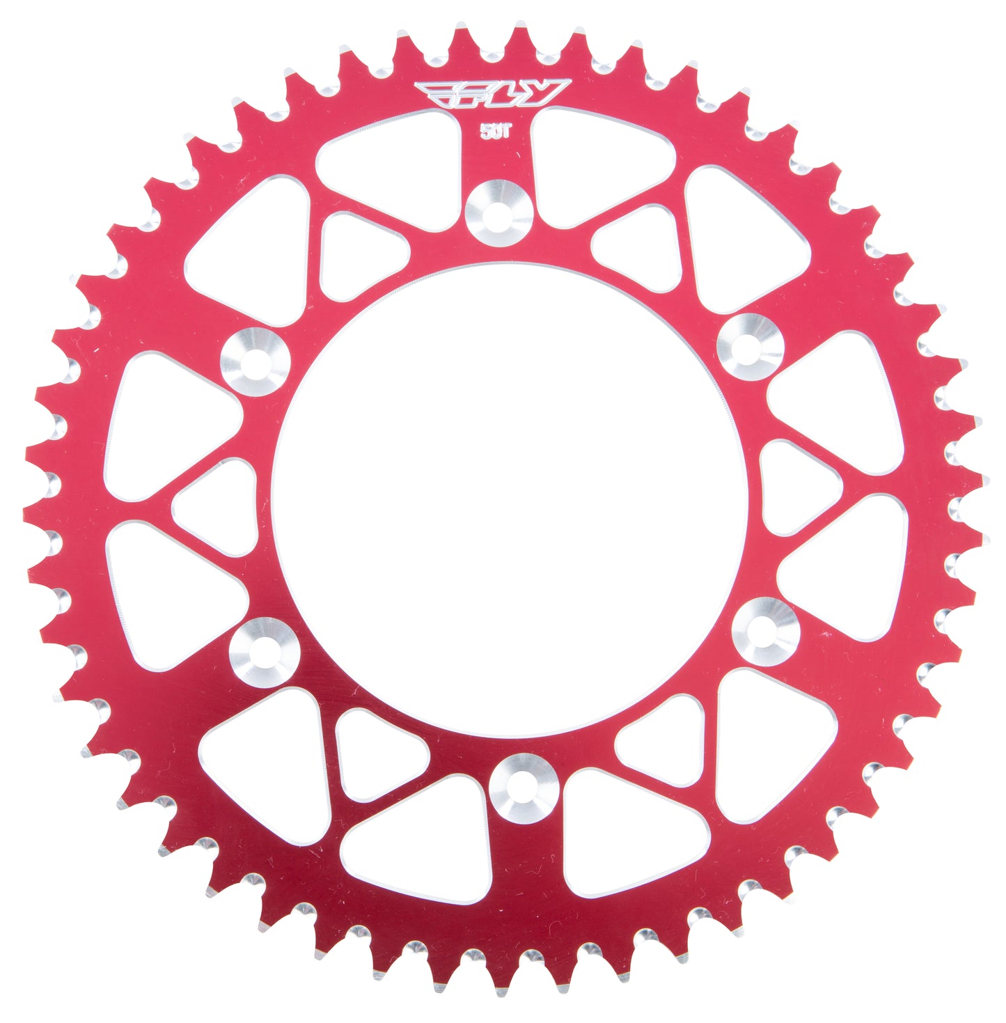 Rear Sprocket Aluminum 50t 520 Red Hon