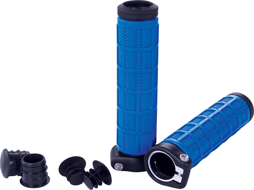 Grip Lock Grips Black/Blue