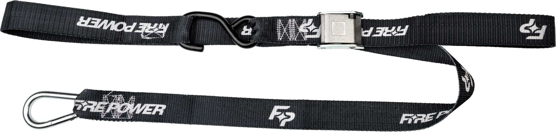 1.5" Tie Down Soft Tie Black 2/Pk