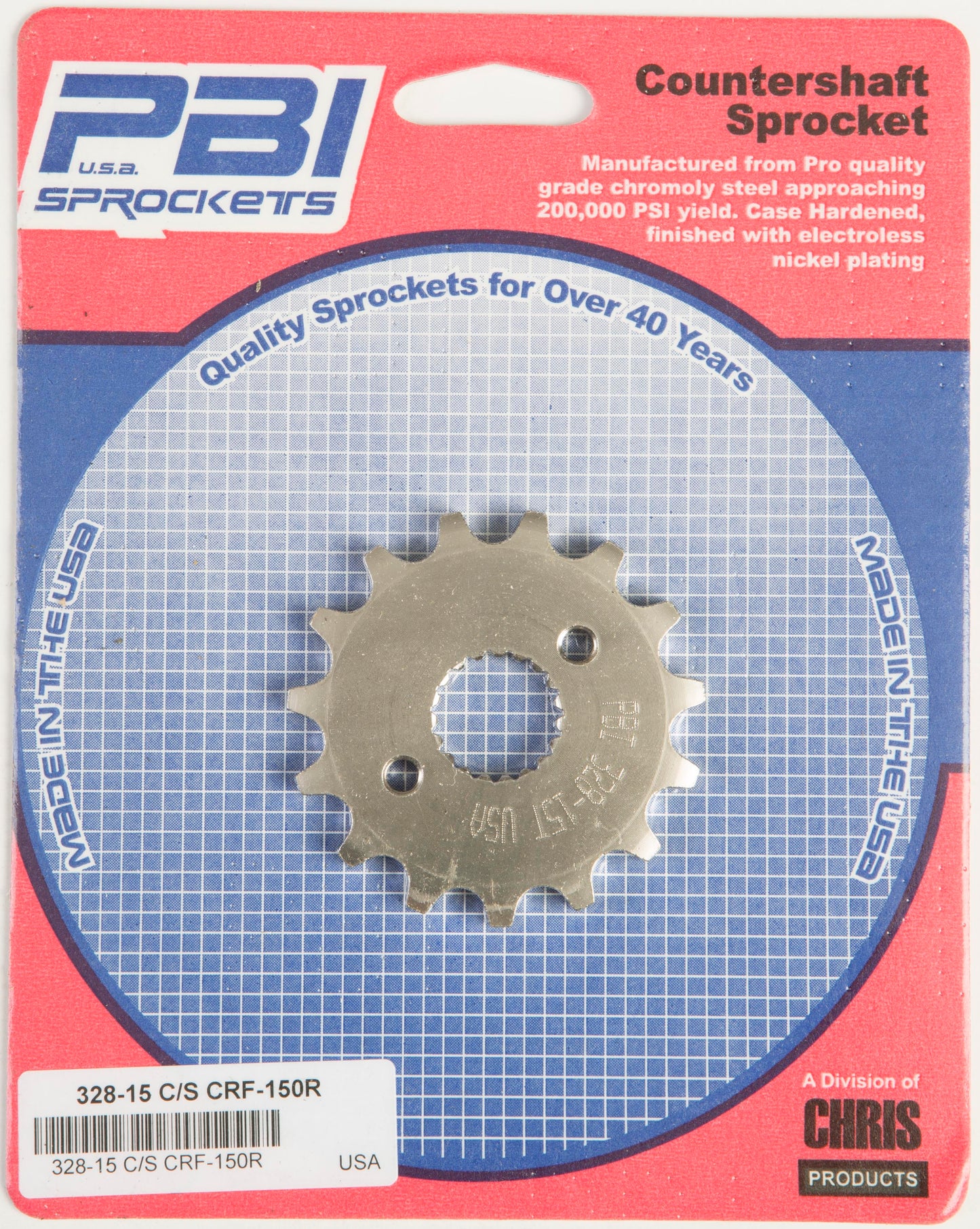 Front Cs Sprocket Steel 15t 420 Hon