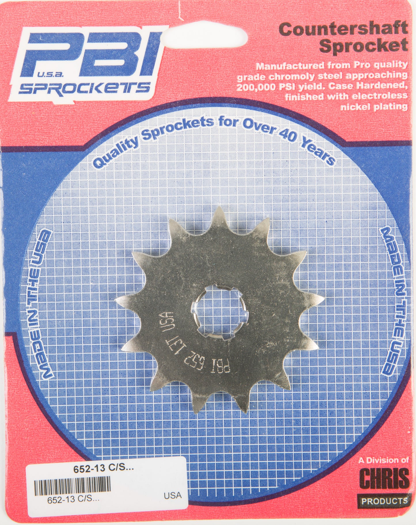 Front Cs Sprocket Steel 13t 520 Kaw/Suz/Yam