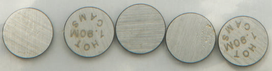 Valve Shims 7.48x1.90mm 5/Pk