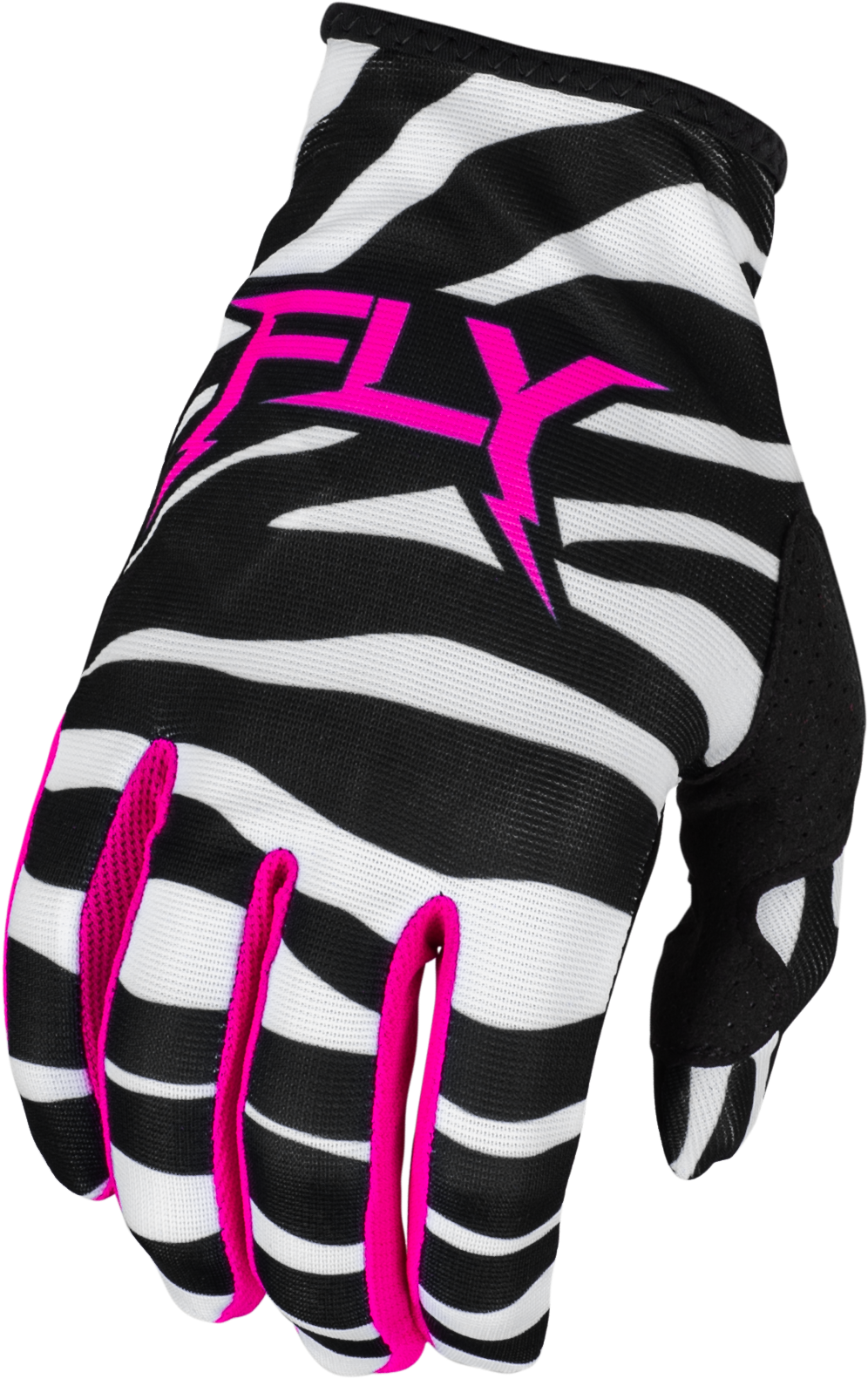 Youth Lite Uncaged Gloves Black/White/Neon Pink Yl