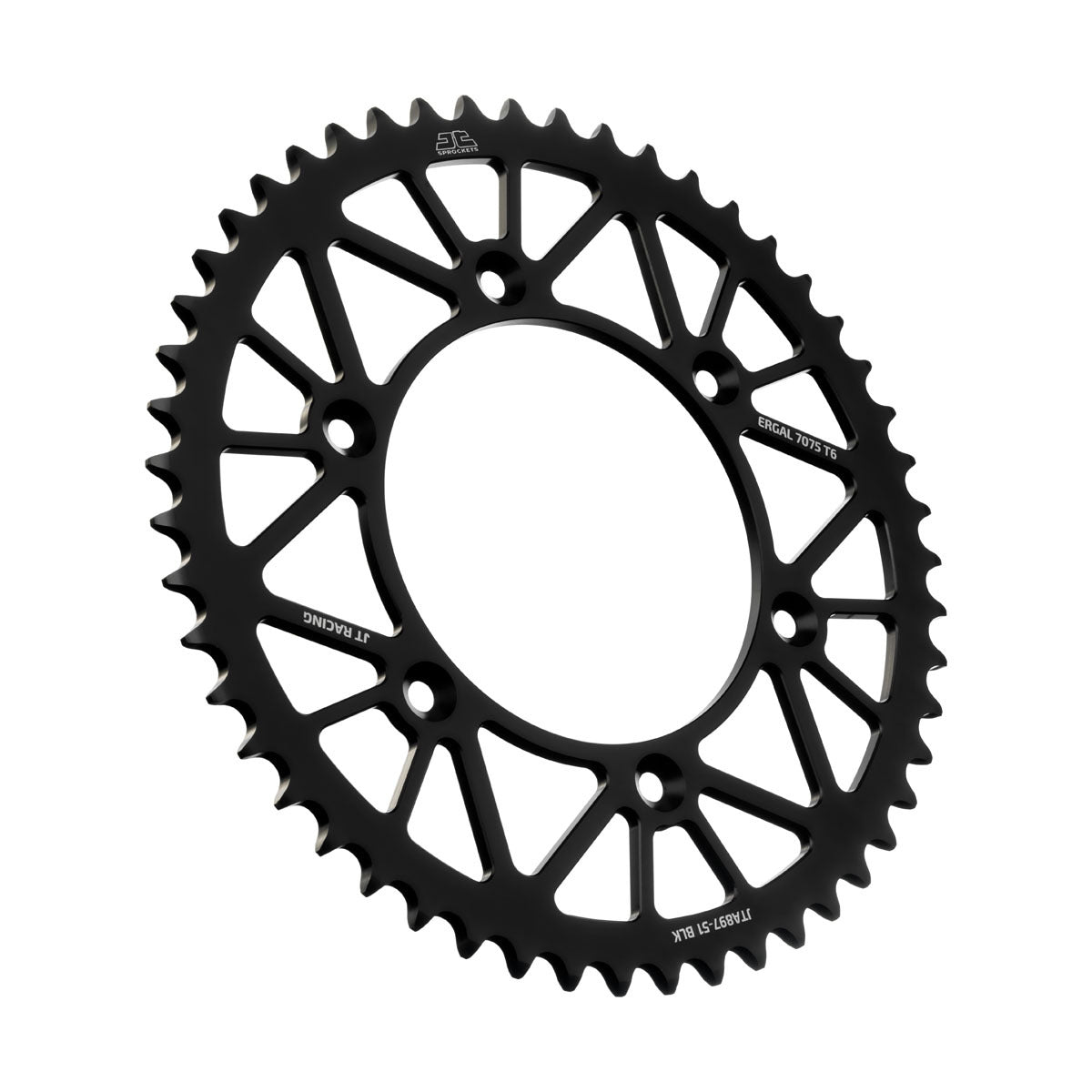 Rear Racelite Sprocket Alum 51t 520 Blk Hus/Husq/Ktm