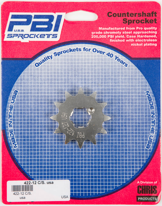 Front Cs Sprocket Steel 12t 420 Kaw/Suz