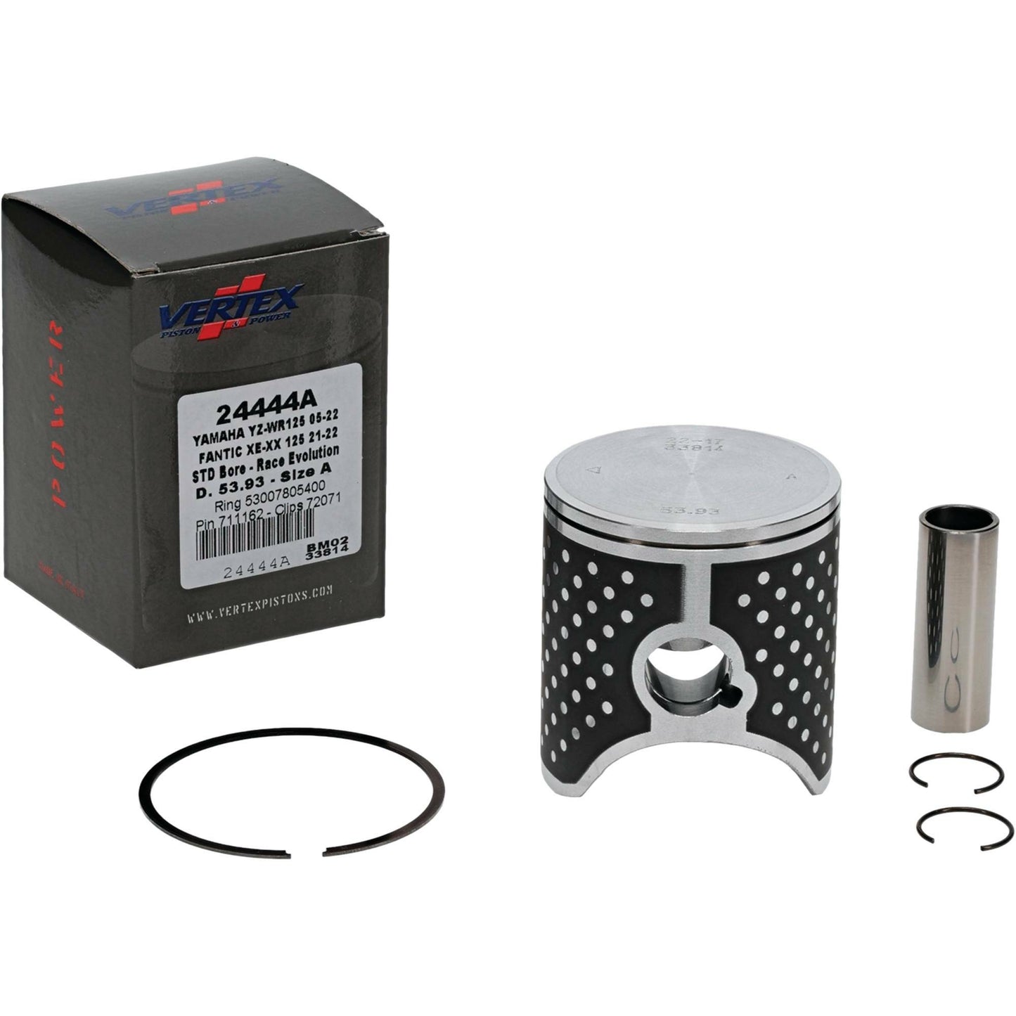 Piston Kit Cast Race Evolution 53.93/Std Yam