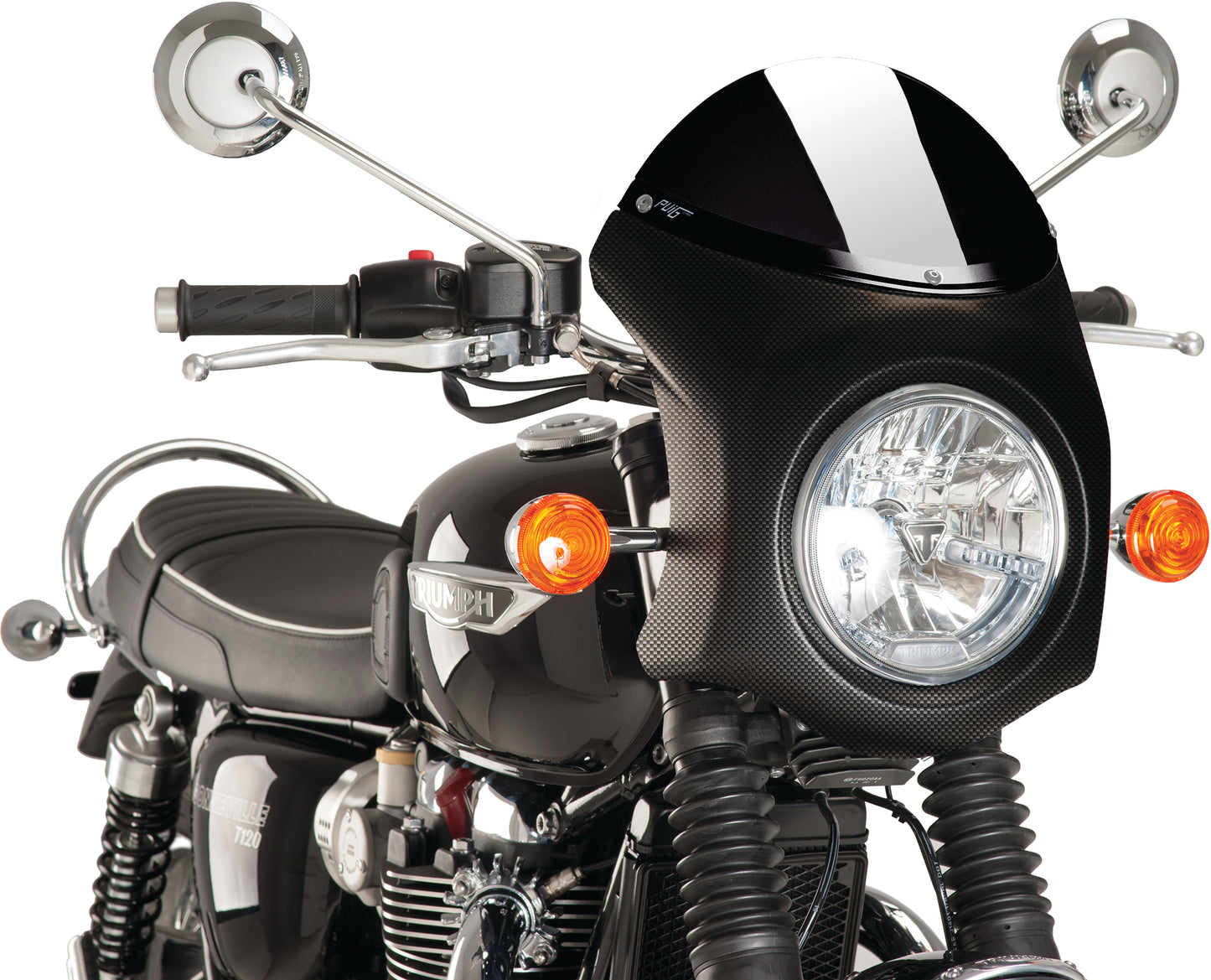 Windscreen Semi Fairing Black/Black